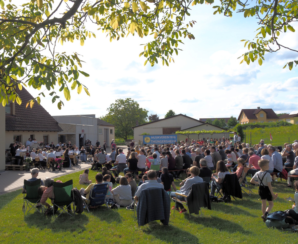 Open air Konzert im Weingut