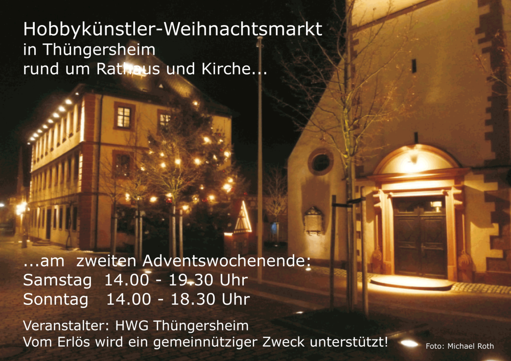 Flyer Weihnachtsmarkt 2023