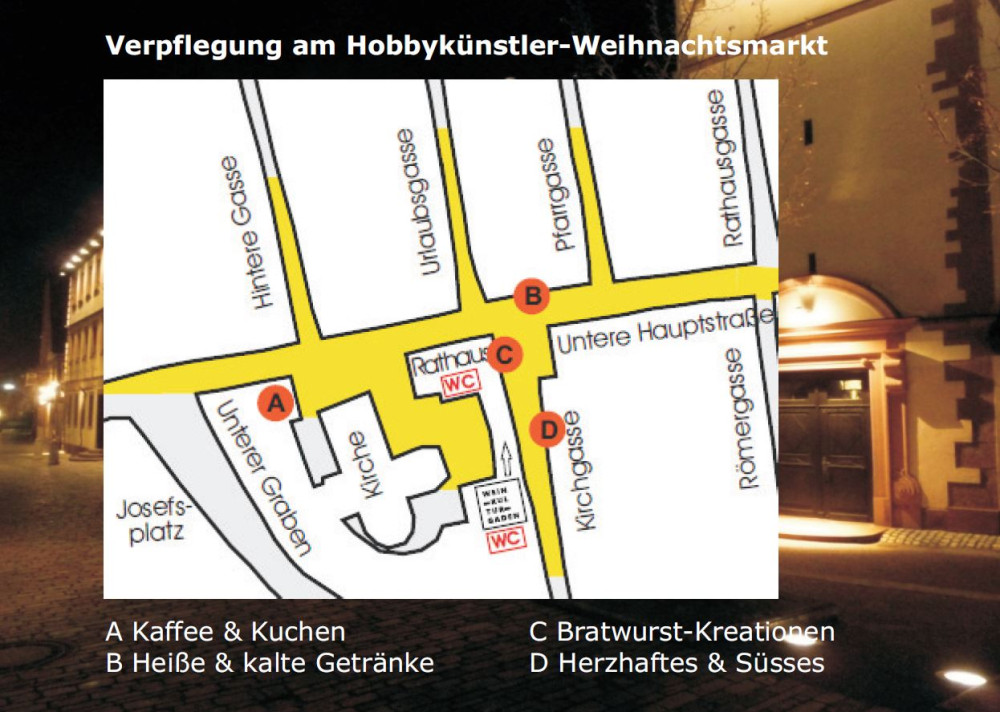 Lageplan Weihnachtsmarkt